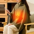 thumbnail image 4 of USB Heated Blanket, Portable Heated Blanket, Wearable Blanket, Heated Throw Blanket, Zipper Blanket, Travel Blanket, Home Blanket, Office Blanket, Soft Heated Blanket, 4 of 6