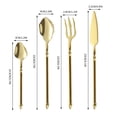 thumbnail image 2 of Aihimol Silverware Tableware Set of 4 Flatware Silverware Set Forks Spoons and Knives Set Kitchen Utensils Set Ergonomic Durable Dishwasher Safe Silver, 2 of 3