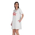 thumbnail image 4 of Inkmeso Tunique « I Got The Shot » T-Shirts Graphiques Robe à Encolure Dégagée Hauts à Manches Courtes, 4 of 8