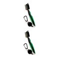 thumbnail image 3 of Baohd Stainless Steel Golf Club Brush Ergonomic Handheld Replacement Solid Color Shoe Brushes Cleaning Tool Accessories Green Lidless 2Set, 3 of 6