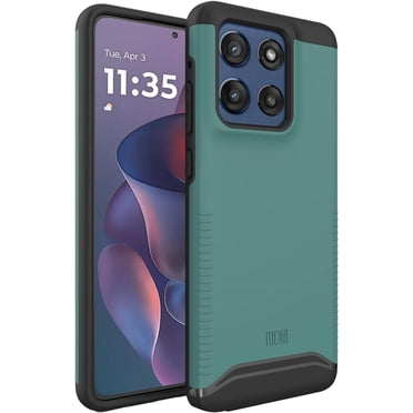 TUDIA Merge Étui pour Motorola Moto g Stylus 5G 2025 à Double Couche - Vert Chasseur