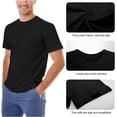 thumbnail image 4 of T-Shirt à Manches Courtes pour Homme à Col Rond avec Motif Créatif de Taureau, YELLOWSTONE Style Décontracté, Confortable et Relax, 4 of 5