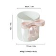 thumbnail image 2 of Charming Ribbon Cup Hand Pinched Bow Coffee Cup Bow Cup, 2 of 3