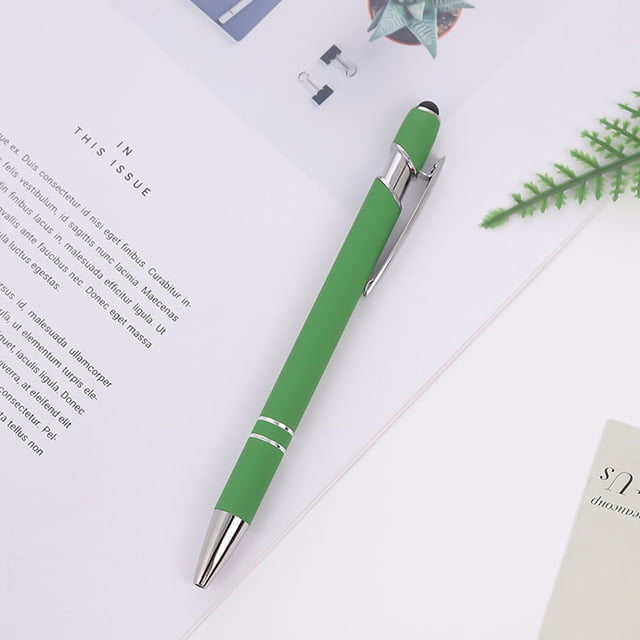 weibbin Aluminum Rod Pen Spray Adhesive Click Pen -use Screen Business Student Writing Ballpoint Pen 10pc 10ml