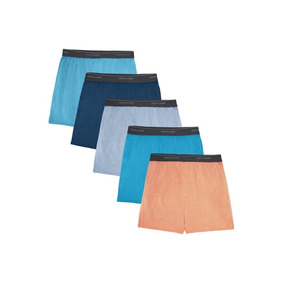 Fruit of the Loom Boys' Knit Boxers, 5-Pack