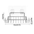 thumbnail image 3 of Dish Rack in Sink Non Porous Soap Box, Stainless Steel, Black Bathroom Drain, Wall Mounted Bathroom Soap Net, Soap Pan Basket, Soap Holder Stainless Steel Dish Rack, 3 of 9