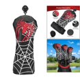 thumbnail image 4 of Premium Leather Golf Heads 1, 3, 5 Wood Driver & Aisle Covers with Elastic Closure, Embroidery, Fits The, 4 of 8