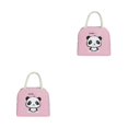 thumbnail image 2 of Transemion Stay Organized With Large Capacity For Home Or Office Large Capacity Design Lunch Bags For Women Bag light pink 1 2Set, 2 of 6
