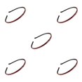 thumbnail image 1 of serony Bandeau de Lavage de Visage Bandeau en Faux Cuir Style Simple Multicolore Fournitures pour la Maison Accessoire de Mode Bandeaux pour Femmes Rouge 5Ensemble, 1 of 6