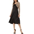 thumbnail image 2 of INSPIRE CHIC Boléro Court Ouvert en Dentelle Florale Transparente pour Femme P Camel, 2 of 6