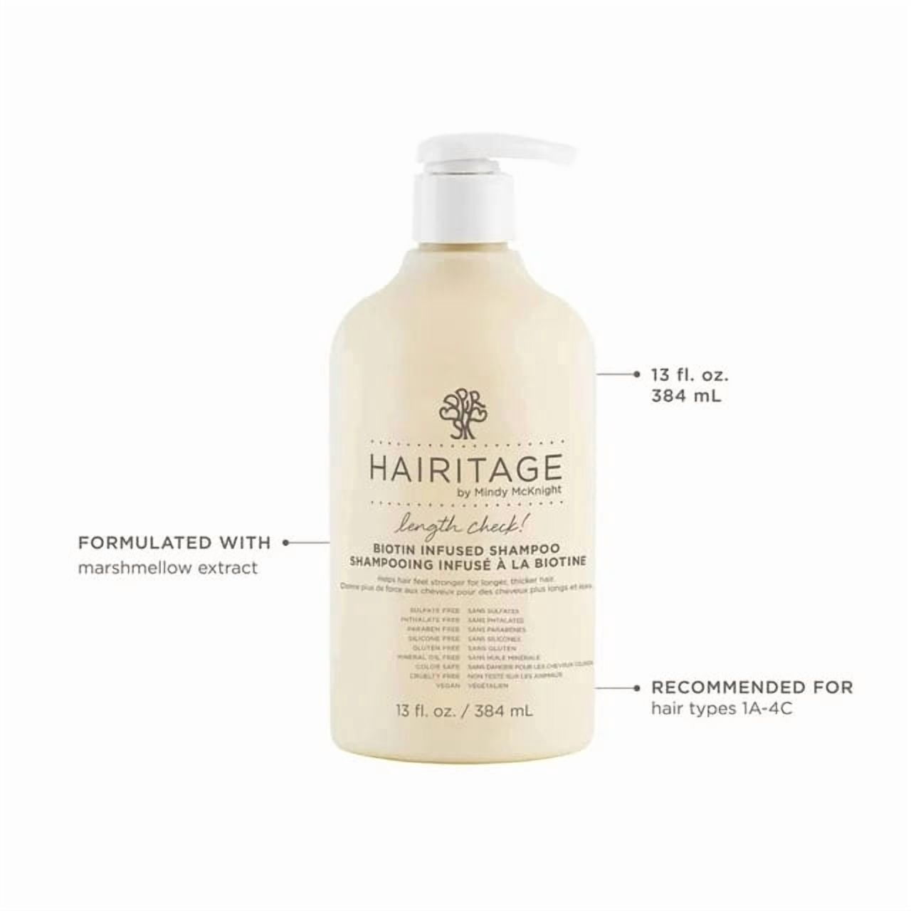 Hairitage Length Check Biotin Shampoo for Dry Damaged Hair
