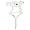 thumbnail image 1 of Esschert Design HB16 Dog Sign Peeing No!, White, 1 of 3