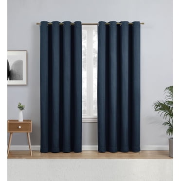Eclipse Heath 63" Grommet Blackout Window Curtains Panel