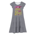 thumbnail image 3 of Robes pour Filles Cuhk Robe Imprimée à Manches Volantées pour Enfants pour la Saison des Remises de Diplômes, pour le Quotidien et les Activités Extérieures, Coupe Confortable, 3 of 3