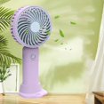 thumbnail image 1 of Boovnll Portable Fan, Adjustable High Speed USB Rechargeable Fans Lightweight Compact Handheld Fan for Outdoor, Travel, Camping, Vacation, Summer Gift, Mini Fan - Fan, 1 of 6