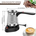 thumbnail image 2 of MesaSe Turkish Coffee Maker Stainless Steel Turkish Coffee Pot with Foldable Handle 500ml Large Capacity Electric Turkish Coffee Maker for Home Traveling, 2 of 11