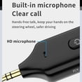thumbnail image 2 of Émetteur Récepteur Bluetooth AUX 3,5 mm 2 en 1 Adaptateur Audio Stéréo Sans Fil Mains Libres Microphon, 2 of 5