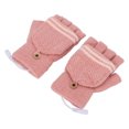 thumbnail image 3 of Heated Mitten Gloves Double Sided Heating Promote Blood Circulation USB Hand Warmers for Winter Warmth Pink, 3 of 14