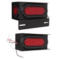 thumbnail image 4 of Trailer Tail Light, 1 Pair Light Boxes Housing Kit Assembly, Full LED Dynamic Lights Smoke Lens Third Brake Lamp, High Mount 3rd 12V 120LM Side Mirror Indicator Turn Signal,, 4 of 8