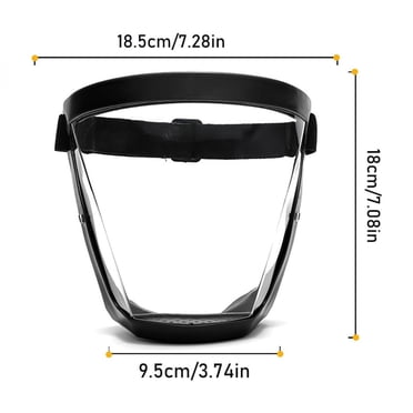 Kyusrd Summer Outdoor Patio Deals!Transparent Face Mask And Proof Full Face Protective Mask