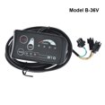 thumbnail image 3 of relayinert Electric Bicycle LED Display Speed Control Instrument Plastic Panel E-bike Scooters Cycling Replacing Parts Professional 36V Type B, 3 of 6