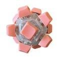 thumbnail image 2 of Lipstore Keyboard Fidget Toy Adults Birthday Working Mini Fidget Toy Keyboard Pink, 2 of 8