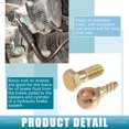 thumbnail image 3 of Unique Bargains 2 Set Car Oil Cooler Fitting Plug Ball Head Adapter M8x1.25 Bolt Brake Fitting Kit with Washers, 3 of 7