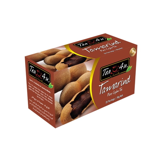 Tea4U Tamarind Black Tea Bags - Original Ceylon Tea