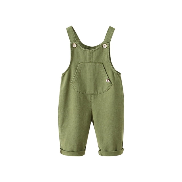 Kids Summer Pants,Summer Long Pants for Girls,Children's Spring And Summer Solid Color Denim Overalls