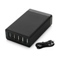 thumbnail image 1 of pitrice Multi-Port Chargeur Multiprise à Action Rapide Résistant à l'Usure Apparence Exquise Tour de Vie Distinctive pour Téléphone Noir Prise US, 1 of 8