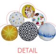 thumbnail image 3 of Flowers Plant Art Pattern Round Throw Pillow Home Decoration Cushion, 3 of 3