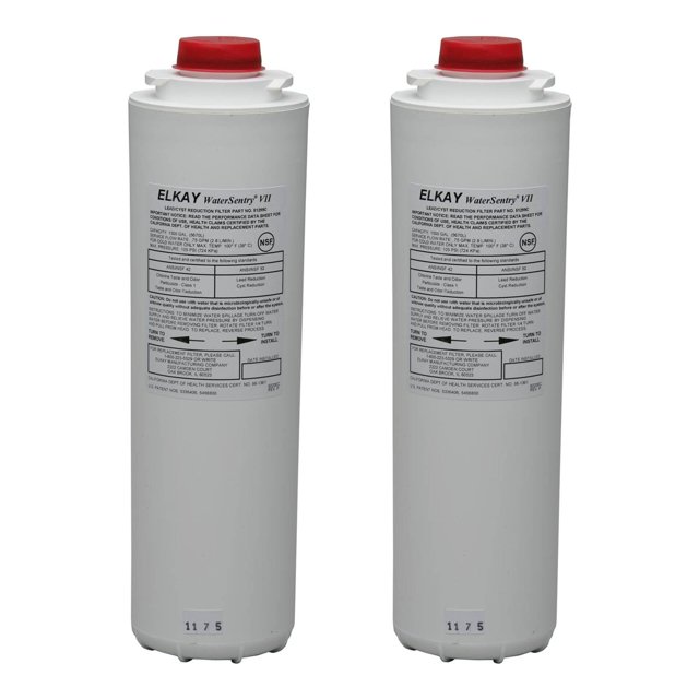 Elkay 51299C WaterSentry VII Water Fountain Replacement Filter Assembly (2 Pack)