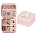 thumbnail image 2 of TopLLC Storage Bins 26 Letters Earring Jewelry Display Storage Box Case Organizer Flannel Tray Holder Gift Storage Bags, 2 of 5