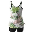 thumbnail image 4 of Birdeem Ensembles de Bikinis pour Femmes Dames Mode Multicolore Rétro Imprimé Fleur Feuille Maillots de Bain Bretelles Femmes Maillot de Bain Deux Pièces, 4 of 12