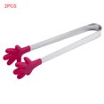 thumbnail image 1 of Xingzhi 2 Pcs Mini Pinces à Muffins en Silicone Portables Forme Main Biscuits Chocolat Gadgets de Cuisine, 1 of 8