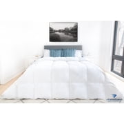 Highland Feather Certified Filled in Canada White Down Duvet Comforter 233 T.C 550 Loft with Corner Ties
