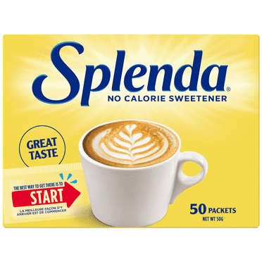 Splenda®, Sucralose d'édulcorants sans calories, 50 sachets