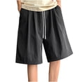 thumbnail image 1 of Dagugfen Plus Size Shorts for Men Knee Length Drawstring Drying Loose Lightweight Casual Workout Shorts, 1 of 8