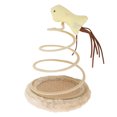 thumbnail image 4 of Jouet Interactif de Chat Debout en Peluche, Jouet de Chat de Plaque de Ressort Favorisent l'Exercice Scratcher Base Stable Haute Élasticité pour les Poissons d'Intérieur, Boule, 4 of 8