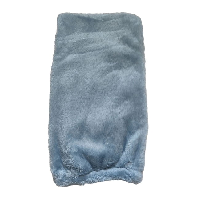 Decodeary Warm In Plush Over Knee Socks For Toasty Winter Days Comfortable Acrylic Fibers light blue 1Set