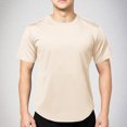 thumbnail image 2 of Plebaso T-shirts d'Entraînement à Manches Courtes pour Hommes, Col Rond Décontracté, Hauts Tee, Vêtements de Sport, Chandails de Sport pour Gym pour Hommes, 2 of 7