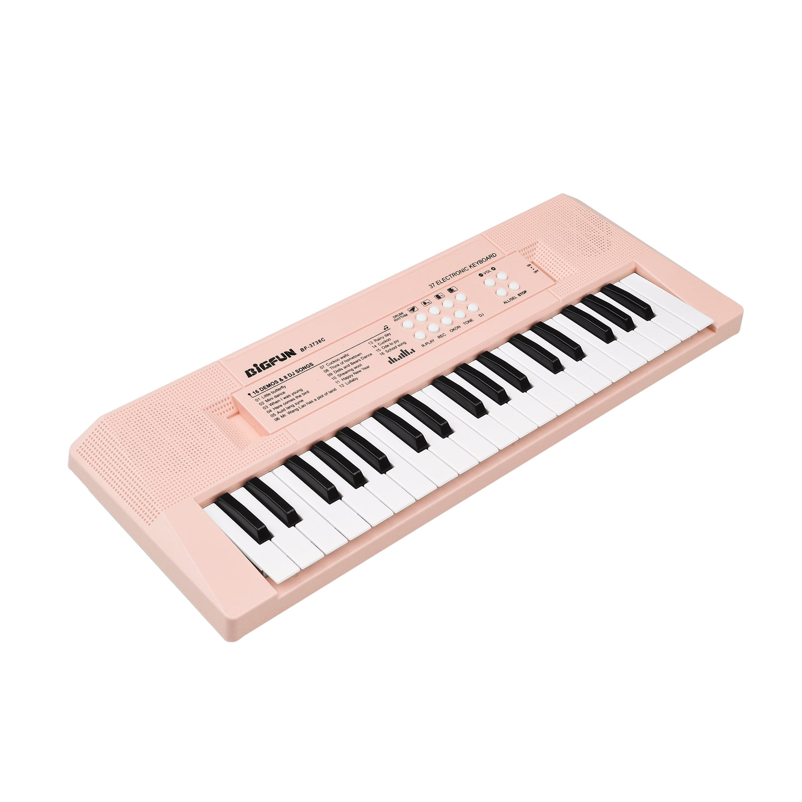 Yeacher Electronic Piano with Mini Keyboard 37-Key Electronic Keyboard Piano Children' s Piano Pink
