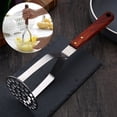 thumbnail image 2 of Cheers Non Slip Handle Potato Masher Manual Press Vegetable Fruit Crusher Kitchen Tool, 2 of 7