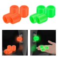thumbnail image 1 of 4x Car Tire Caps, Fluorescent Dust Cover Bike Tire Caps For Bike Vehicles+4x Car Tire Caps, Fluorescent Dust Cover Bike Tire Caps For Bike , Green Orange, 1 of 10