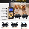 thumbnail image 2 of BEBANG Dog Training Collars for 2 Dogs, Dog Shock Collar with Remote 880yards, 3 Modes Waterproof, LED Light, USB,for Training Small Medium Large Dogs, 2 of 8