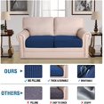 thumbnail image 2 of Super Stretch Stylish Cushions Covers/Furniture Cover Spandex Jacquard Small Checked Pattern Super Soft Slipcover Washable Individual, 2 of 8