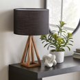 thumbnail image 2 of Bouclair Natural Wood Prism Lamp Base, 2 of 3