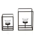 thumbnail image 1 of hometrends Black Cube Candle Holder Giftbox, 1 of 4