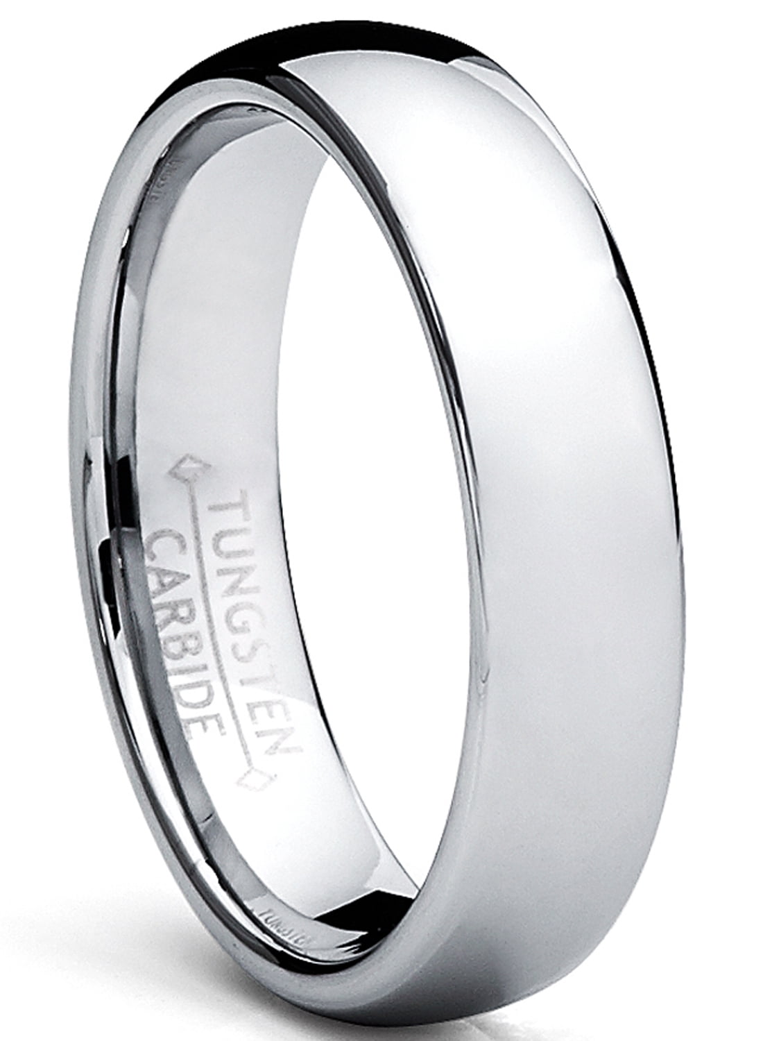 5MM Classic Dome Men's Tungsten Carbide Ring Wedding Band size 15