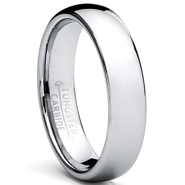 5MM Classic Dome Men's Tungsten Carbide Ring Wedding Band size 7